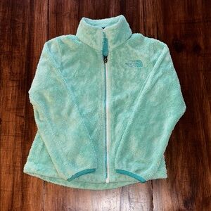 The North Face Jacket Teal Green Girls Size 5 XXS